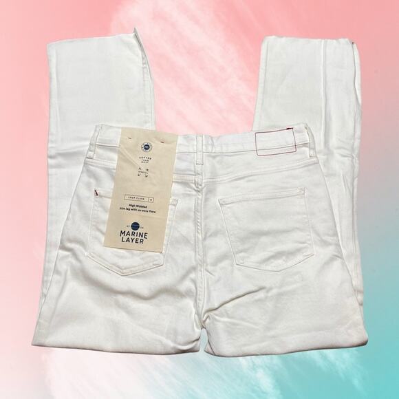NWT Marine Layer High Waisted Crop Jean. size 28. - Picture 4 of 7